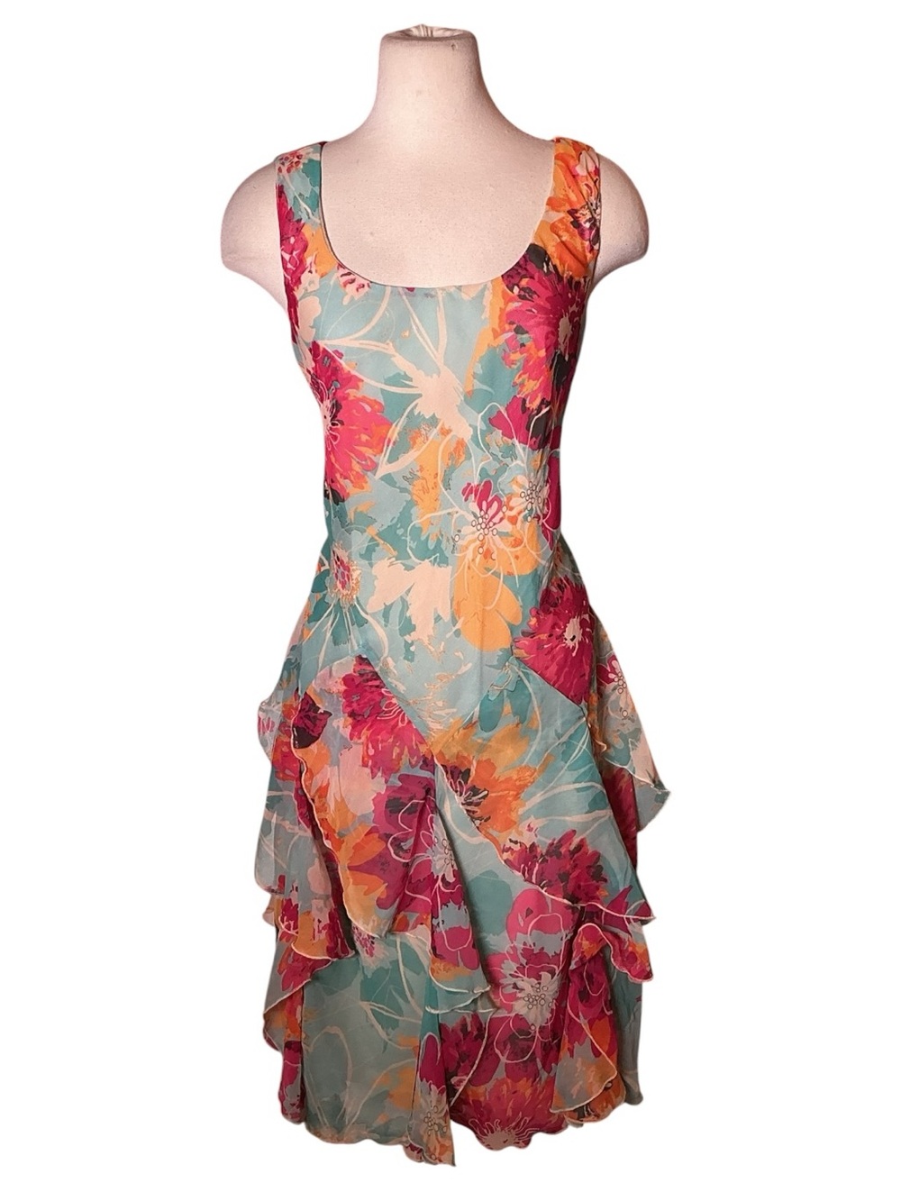 Vintage Y2K New Directions Floral Print Maxi Dress